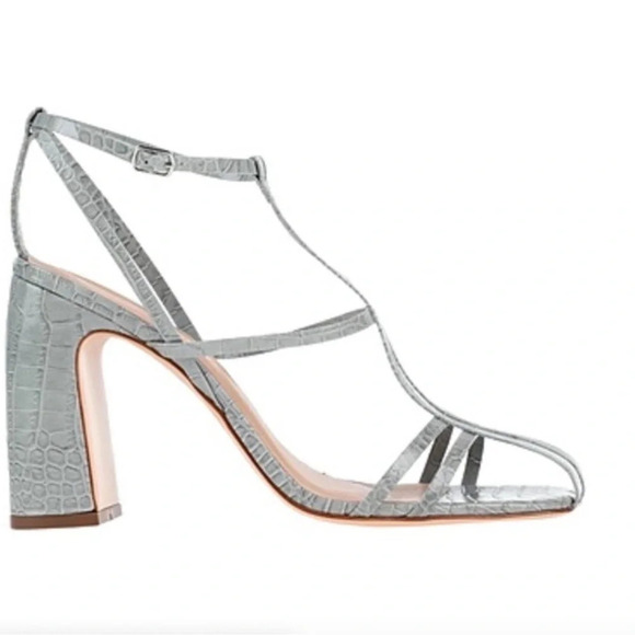 Cartechini Collections Womens Light Blue Slingbacks Size 9 US 40 EU NWT - Picture 1 of 11